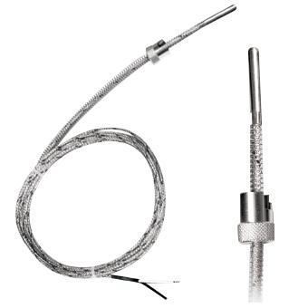 Sonde thermocouple J - fixation baïonnette - acier inox 316L - température max 400°C_0