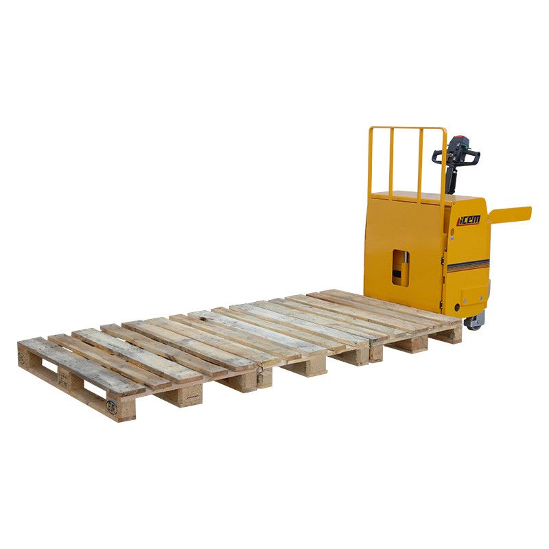 TP 20 - Transpalette électrique ICEM SRL - capacité de charge 2000 kg - plateforme pliable - jusqu'à 3 palettes_0