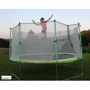 Trampoline enfant avec protection - 770537 - Soulet - 4,20m de diamètre - 88 ressorts 165mm_0