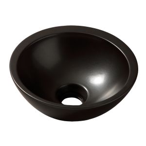 VASQUE VANITY À POSER NOIRE ALLIA