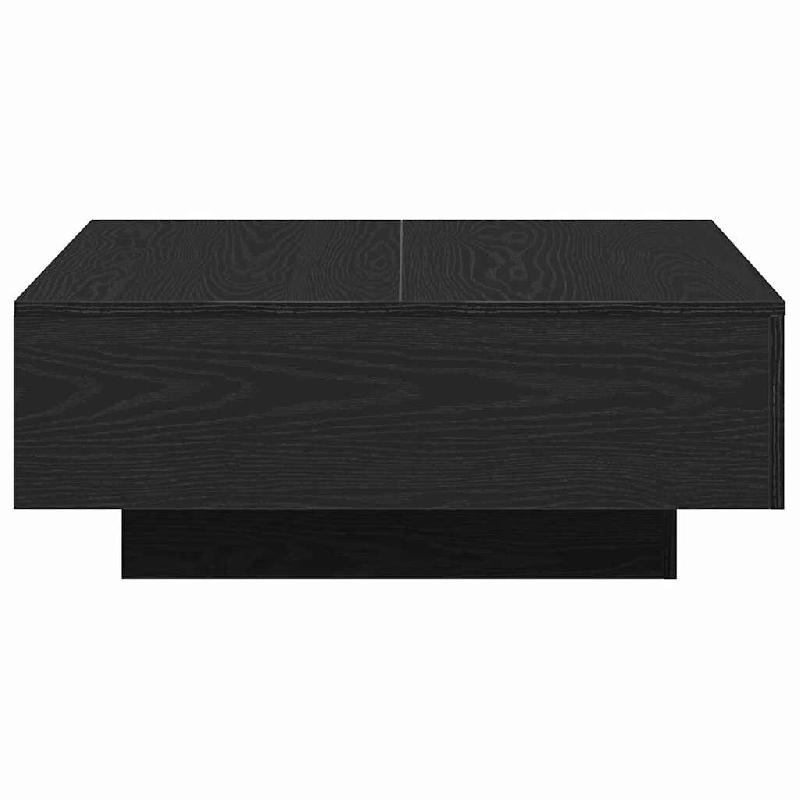 VidaXL Table basse Chêne noir 80 x 80 x 31 cm Modèle Étoile Chic - 862999_0