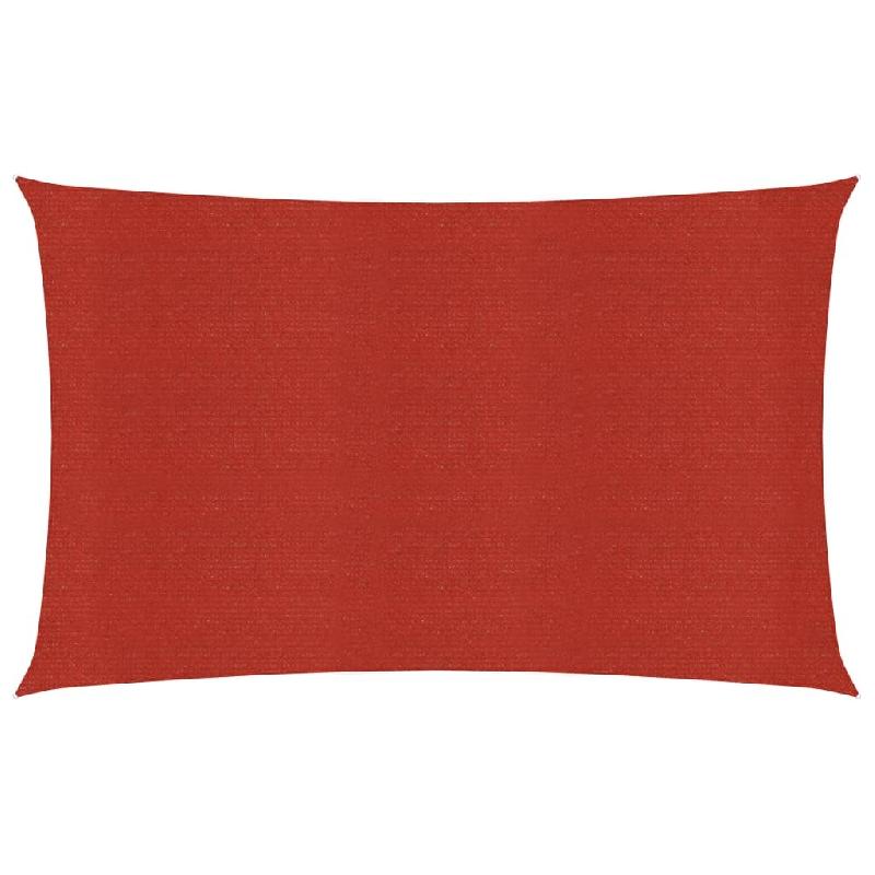 VidaXL Voile d'ombrage 160 g/m² Rouge 3x5 m PEHD Modèle Ombre Beta - rouge 311624_0