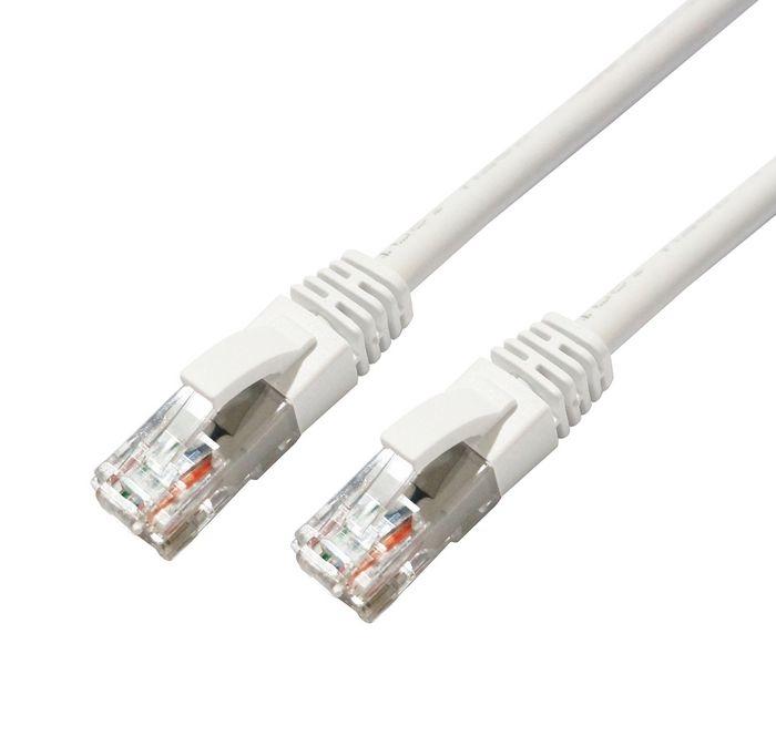 Microconnect MC-UTP6A05W - Câble réseau Cat6a U/UTP blanc 5 m - Connecteurs RJ-45 mâle/mâle_0