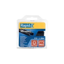 Agrafes VR22 Blister 215 acier plastifié noires 95 x 13 x 105 mm RAPID - noir acier RAP40108804_0