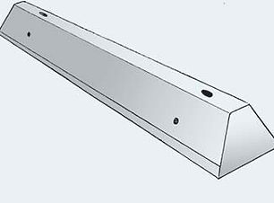 Butée de parking 85 kg - L 2m x l.0,20m x Ht 0,12m -  REF2230085_0