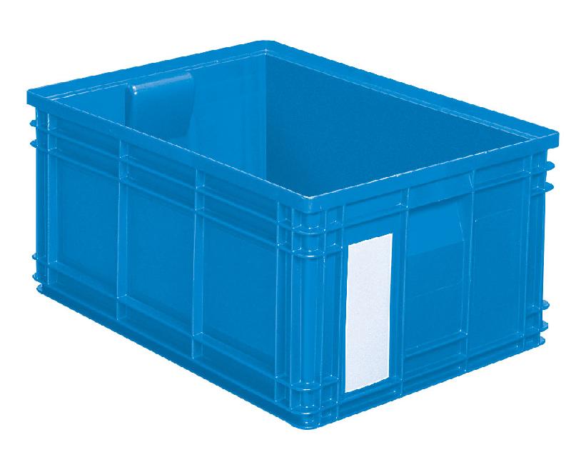 Caisse plastique 85 litres bleu_0