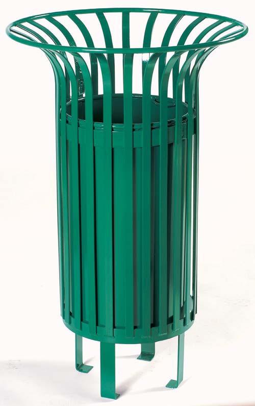 CORBEILLE EXTÉRIEURE EN ACIER 