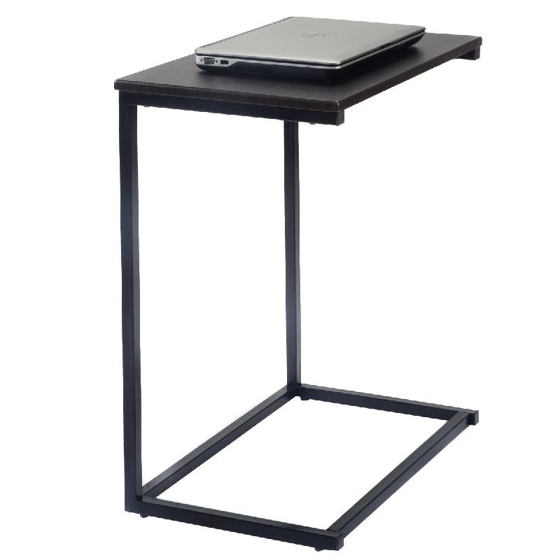 Décoshop26 - Table d'appoint table basse portable table pour ordinateur pc forme u nature 20_0001211 - 3000944869609_0