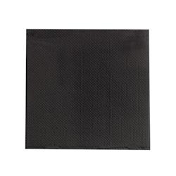 ECOLOMIQUE - 40 Pcs - Serviette micropoint noire 2 plis 38 x 38 cm - ECO210SMP3838N - noir papier ECO210SMP3838N_0