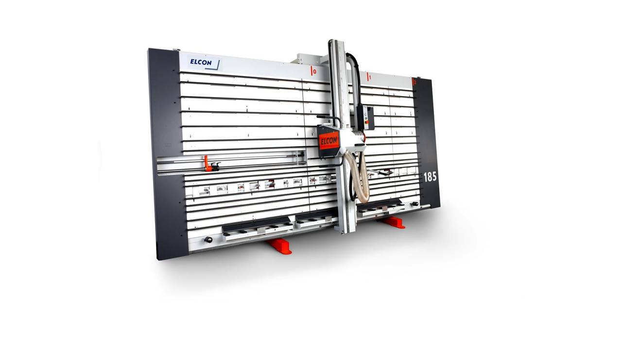 Scie à panneaux Elcon modèle DS - 4KW (5.5 CV) - Lame carbure 250x30 mm - Épaisseur de coupe 55 mm_0