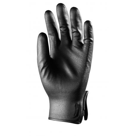 Gant de manutention en nylon noir enduction en nitrile noir