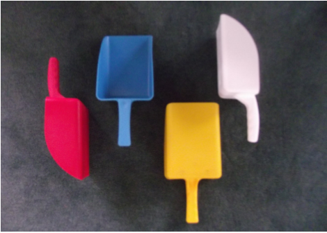 Pelle à farine H41 moyenne à écoper - Agrément alimentaire FR 504 - Couleur blanche, rouge, verte, bleue, jaune_0