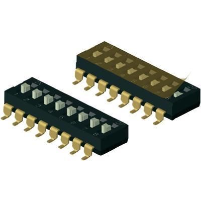 INTERRUPTEUR DIP DIPTRONICS EMR-02-T-V-T/R NOMBRE DE PÔLES 2 TYPE CIRCUIT INTÉGRÉ 900 PC(S)