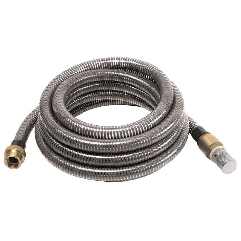 Kit aspiration à raccords laiton - tuyau cannelé 7m diamètre 25 - PRKAL25_0