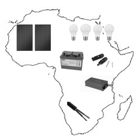 Kit solaire afrique petite puissance_0