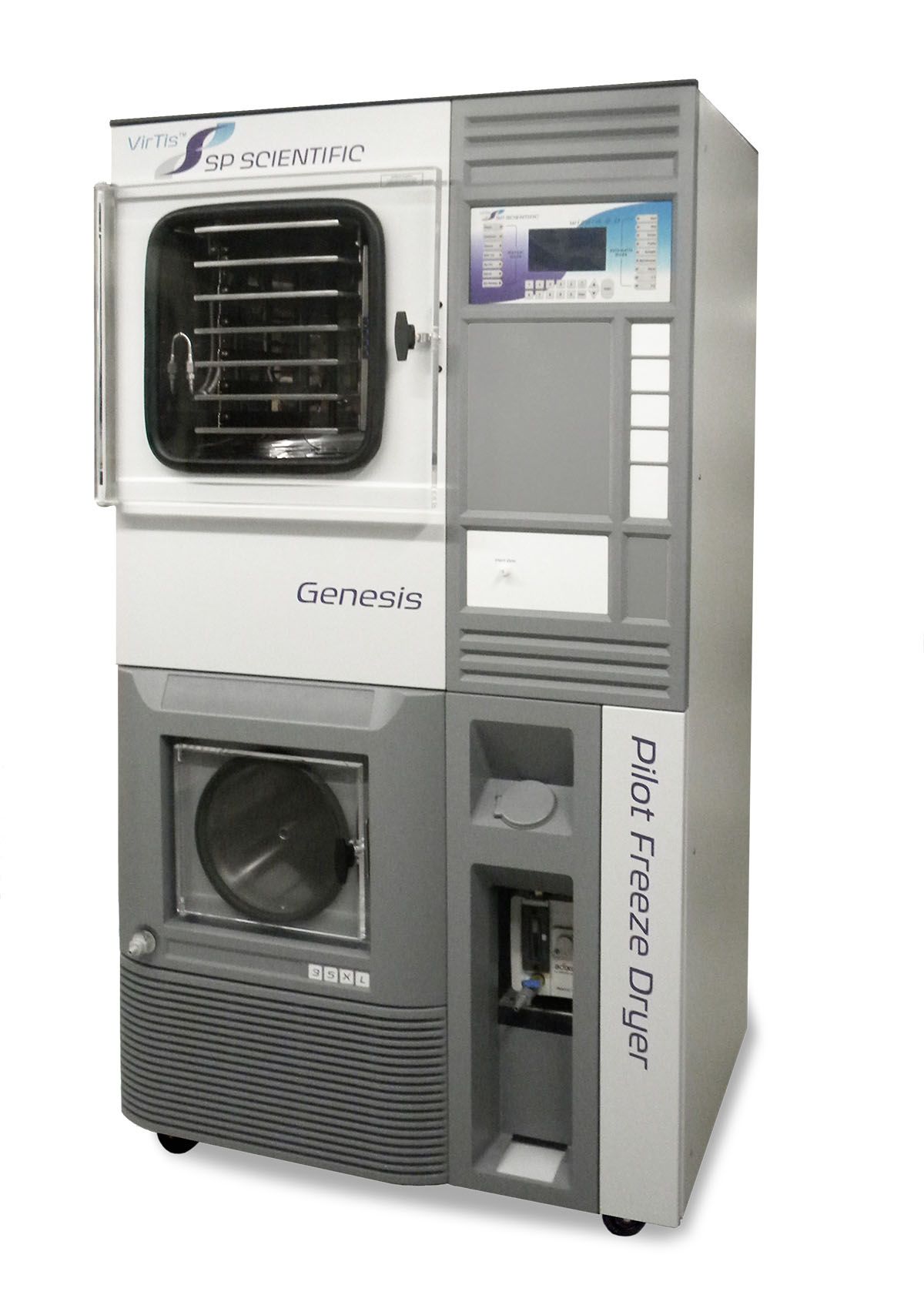 Lyophilisateur pilote Genesis - configurable 1 à 6 étagères, condenseurs -70°C/-85°C, options avancées_0