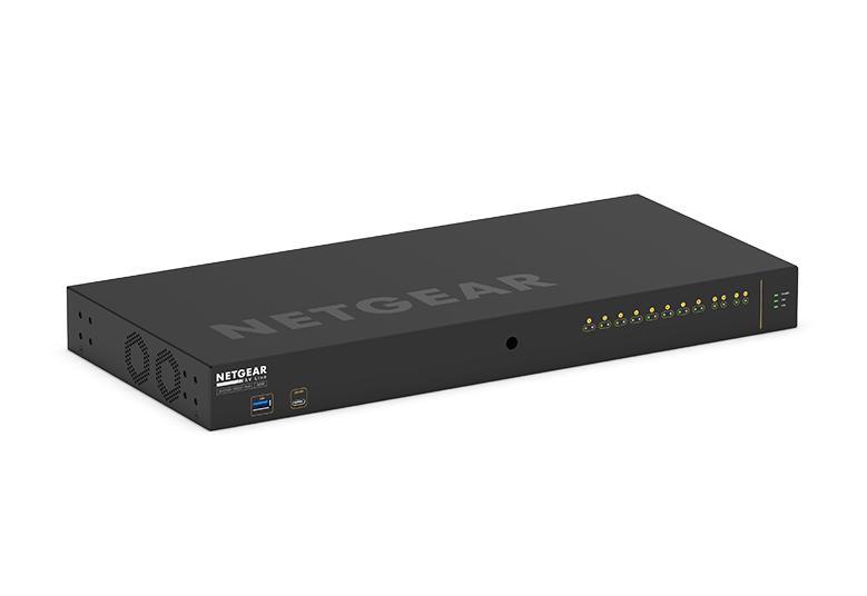 NETGEAR GSM4212P-111EUS commutateur réseau Géré L2/L3 Gigabit Ethernet (10/100/1000) Connexion Ethernet, supportant l'alimentation via ce port (PoE) 1U Noir_0