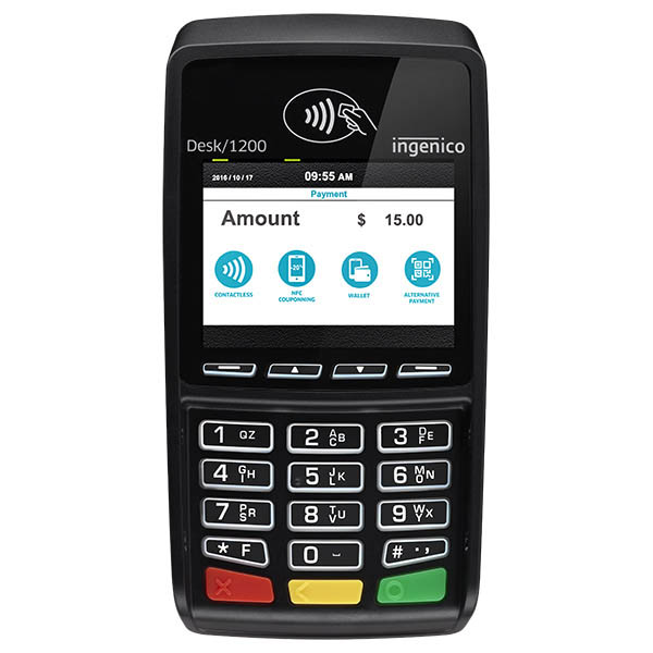 Pin pad sans contact pour une transaction simple, efficace et sécurisée - Desk 1200 Ingenico_0