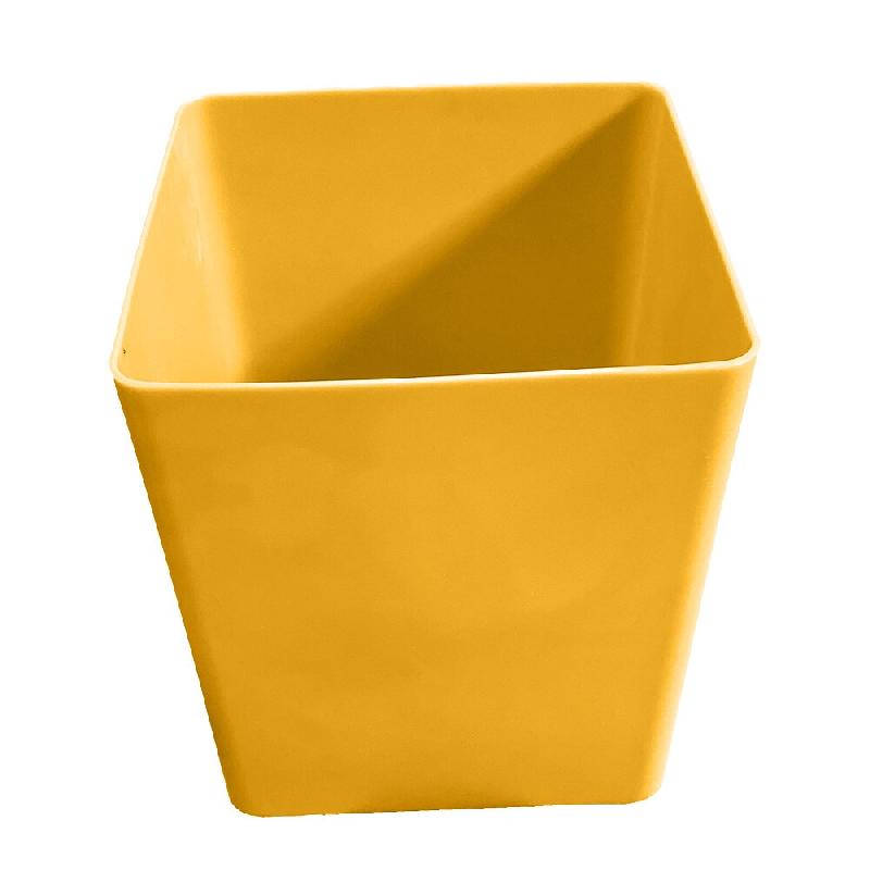 PLAST'UP ROTOMOULAGE pot de fleurs cubio h 50cm - jaunemangue - jaune 0750122559787_0