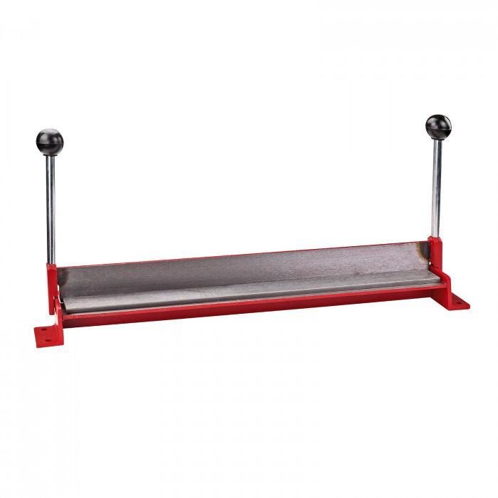Plieuse à tôle manuelle 450 x 44 mm courbure 90° pour petites pièces_0