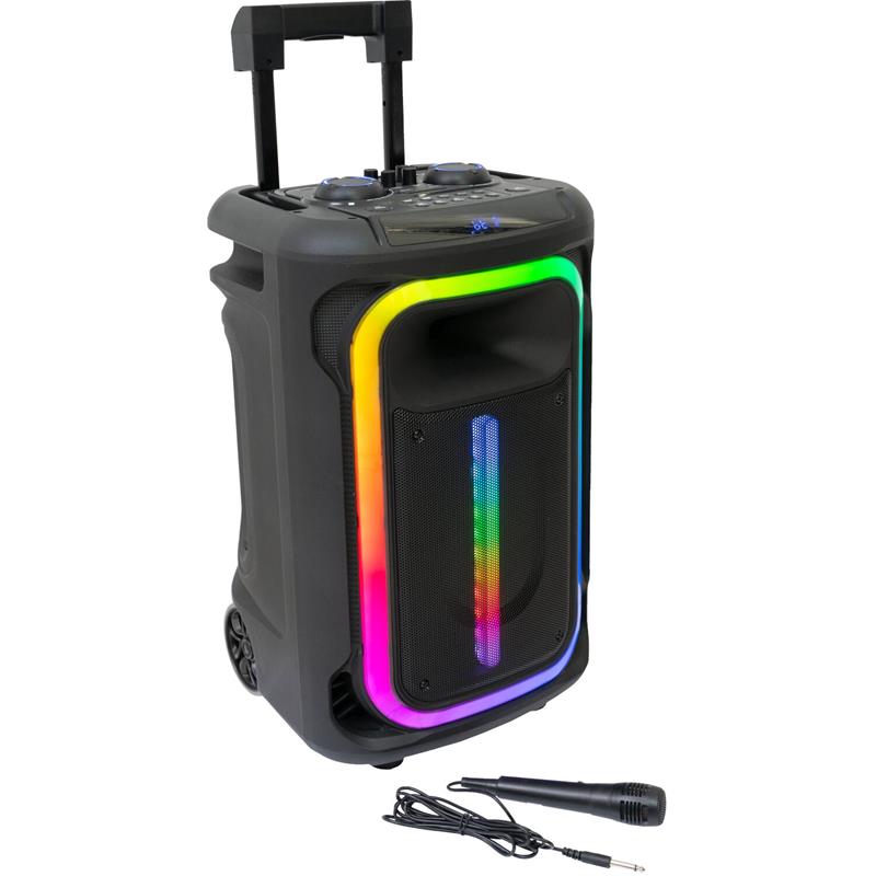 Sonorisation Autonome Mobile 800 - Enceinte portable avec batterie rechargeable, Bluetooth et éclairage intégré_0