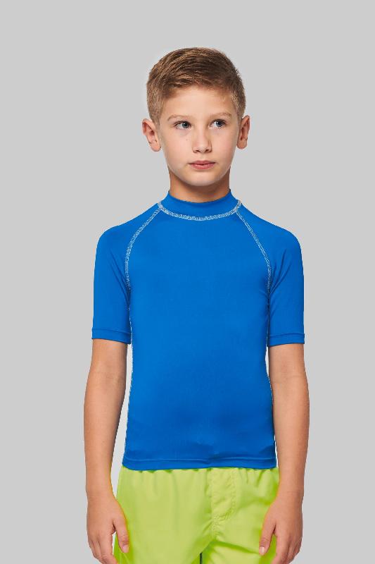 T-shirt technique enfant à manches courtes - Protection anti-UV 40+ - Réf : PA4008 - PROACT_0