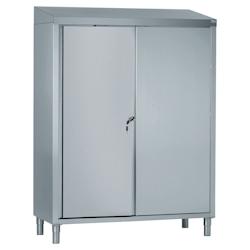 Armoire haute Tournus Equipement à portes coulissantes - Fermeture à clé - 1600 mm - 812924 - plastique_0