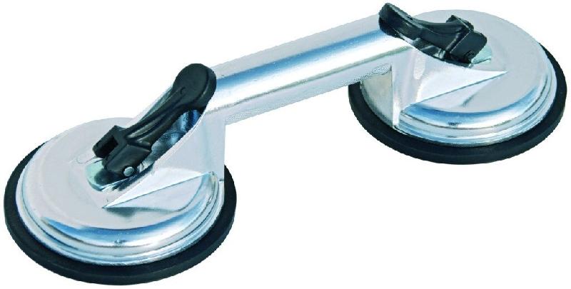 Ventouse de préhension simple ou double - finition chromée - base alu - semelle caoutchouc - TALIAPLAST TAL401281_0