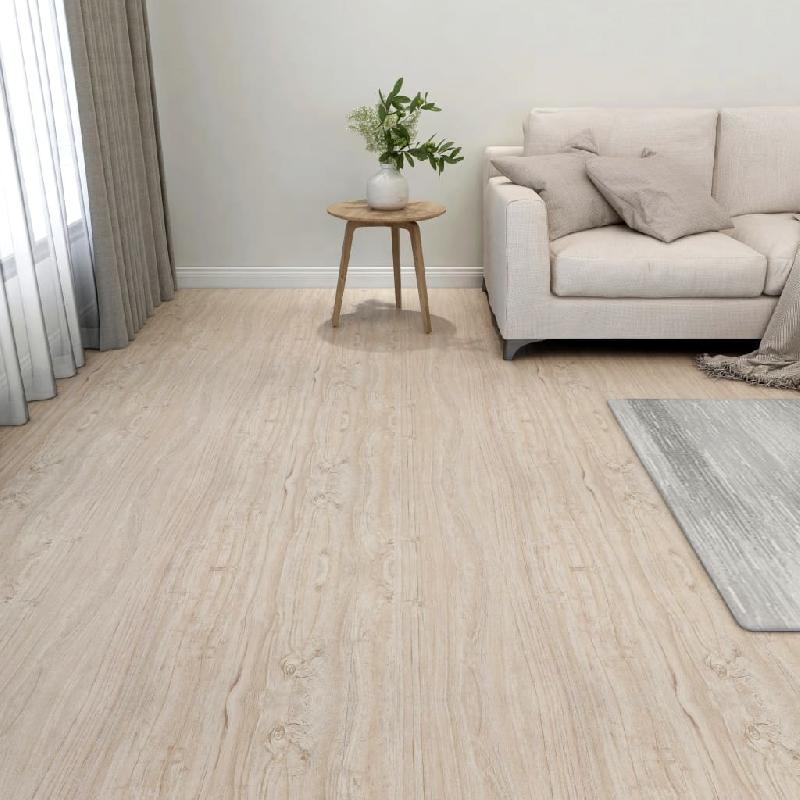 Vidaxl planches de plancher autoadhésives 55 pcs pvc 5,11 m² marron 324660_0