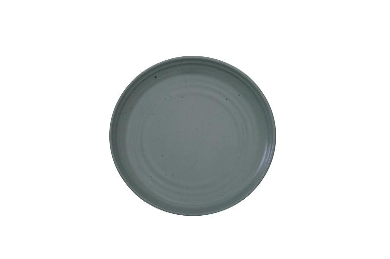ASSIETTE COUPE PLATE ROND PEBBLE PORCELAINE Ø 17 CM ARTISAN ARIANE