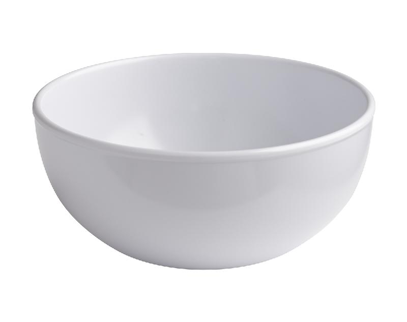 BOL ROND BLANC MÉLAMINE 42 CL Ø 12 CM PLATEX