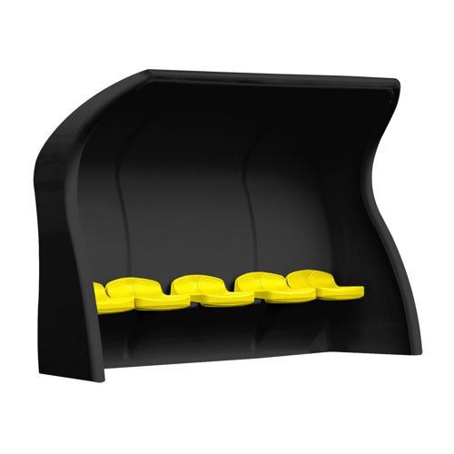 ABRI DE TOUCHE MONOBLOC NOIR - ASSISE INDIVIDUELLE