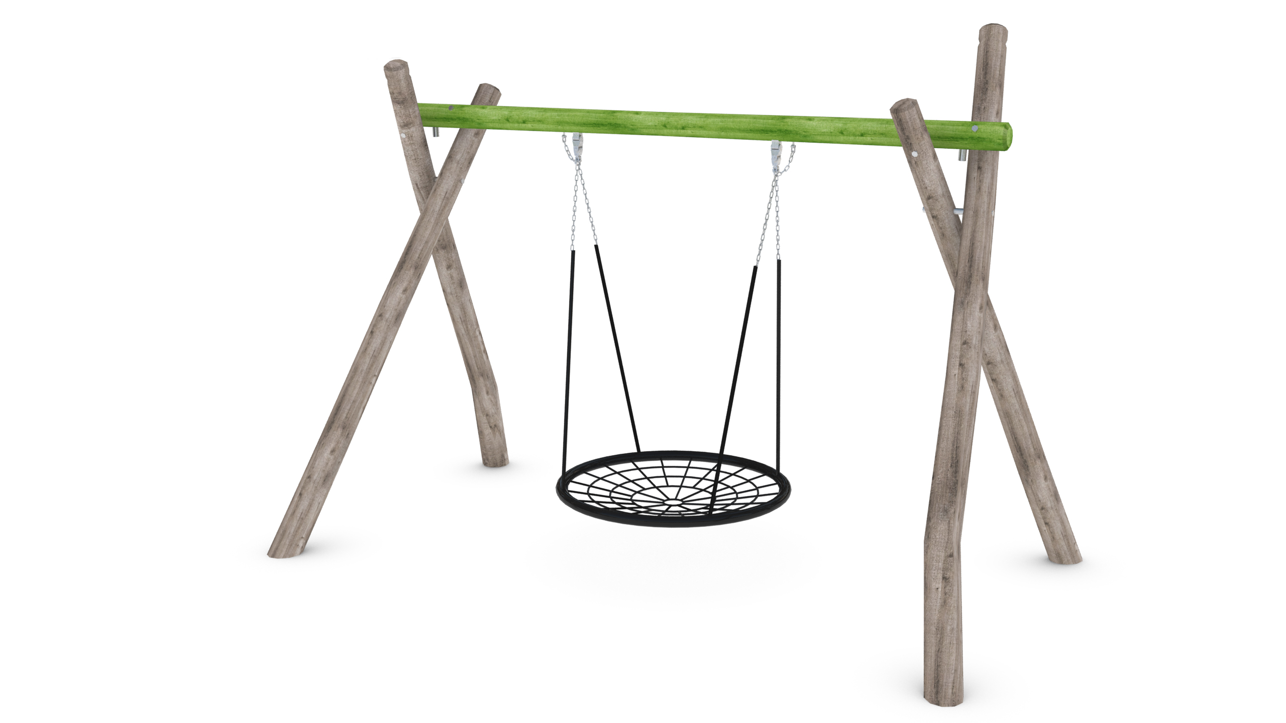 Balançoire Gelia pour aires de jeux - réf 8066271 - Hags - 3920x2600x2900 mm - 19 m² zone de sécurité_0