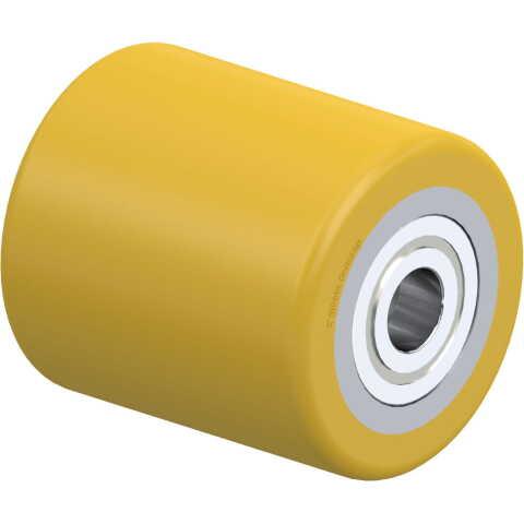 BLICKLE - GALET DE TRANSPALETTES Ø 85MM BANDAGE POLYURÉTHANE PU 910KG - HTH 85X95/20-95K