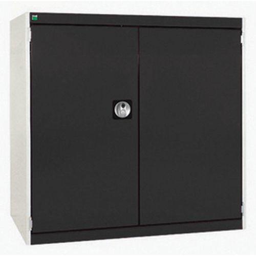 BOTT 1 ARMOIRE BASSE CUBIO 2 PORTES PERFORÉES - HAUTEUR 1000MM - BOTT