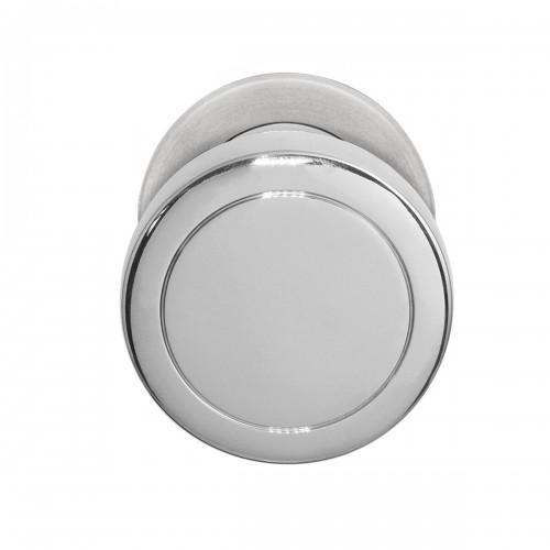 BOUTON DE PORTE PIVOTANT EN INOX - DISQUE DIAMÈTRE 54MM - SÉRIE EK530D - INOX POLI / SATINÉ KARCHER DESIGN