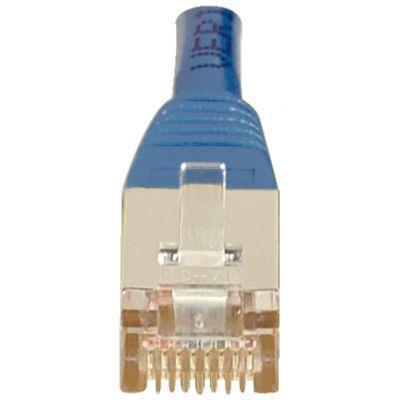 Câble RJ45 droit 6F / UTP 1 mètre bleu_0