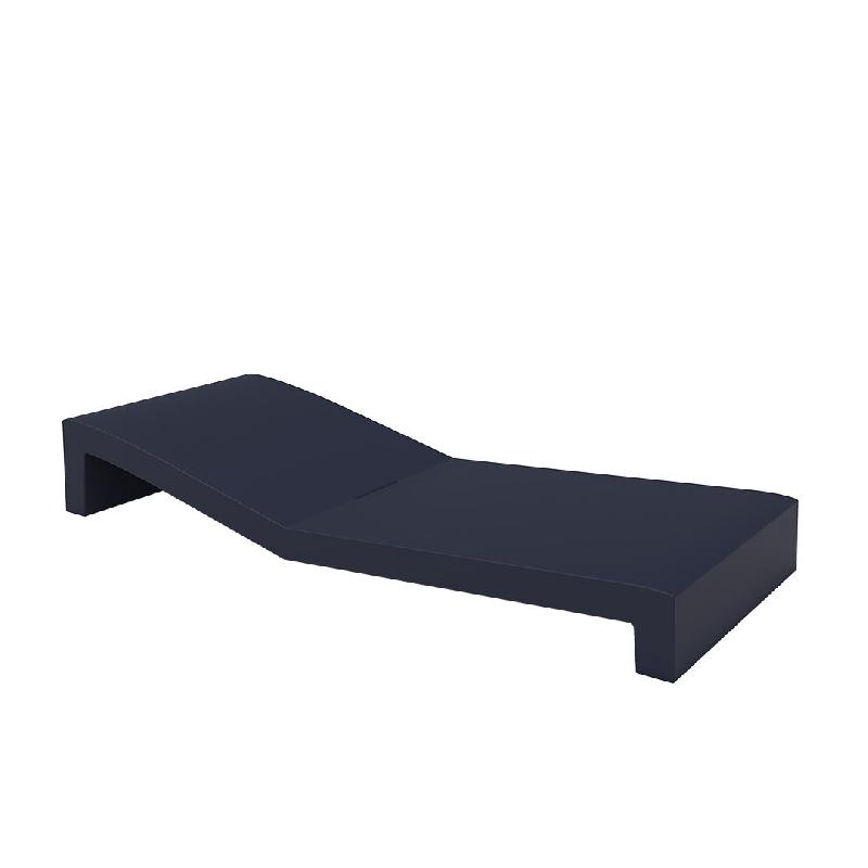 Chaise longue design JUT - bleu_0