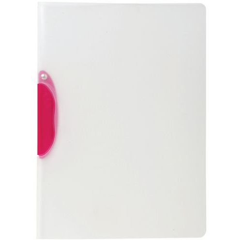 CHEM. DE PRÉSENT. BLC PP SEMI-RIGIDE CLIP DESIGN ROUGE A4. - EXACOMPTA