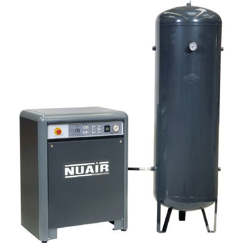 COMPRESSEUR INSONORISÉ VERTICALE SILENT K30 - 75CV 500L - NUAIR
