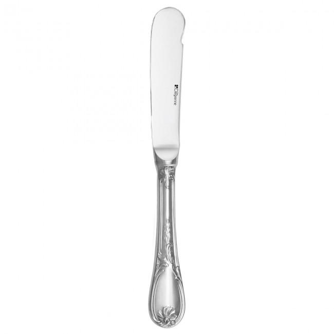 COUTEAU À BEURRE MONOCOQUE MANCHE ORFÈVRE LAME UNIE INOX 18/10 4MM - LOT DE 6 - GUY DEGRENNE - MARQUISE