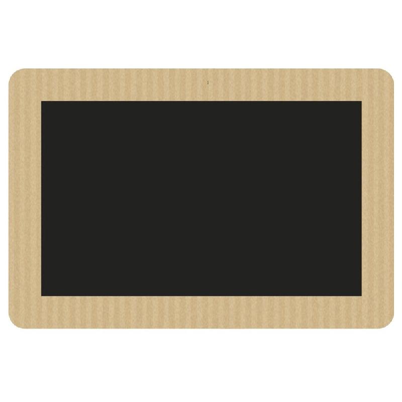 Etiquettes Nature kraft 12x8cm - par 10_0