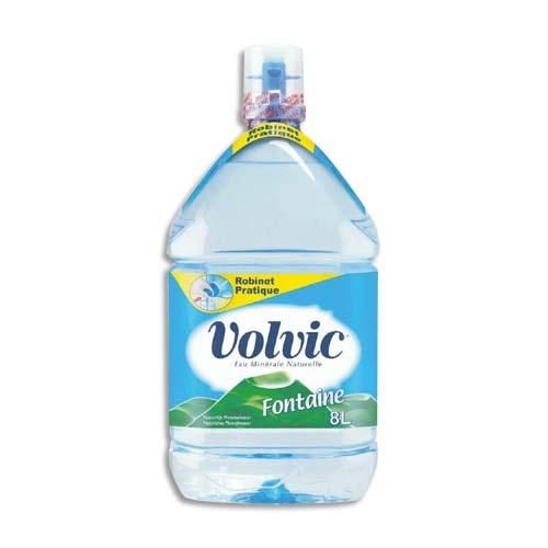 FONTAINE D'EAU MINÉRALE VOLVIC - BOUTEILLE PLASTIQUE FONTAINE D'EAU MINERALE VOLVIC - 8 LITRES