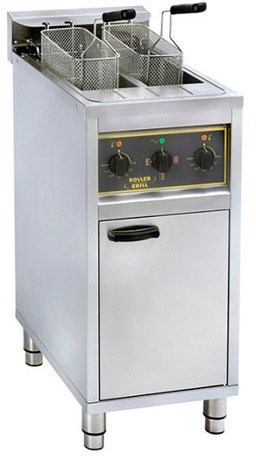 FRITEUSE PROFESSIONNELLE SUR PIED ROLLER GRILL 2 X 10 L