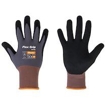GANTS DE TRAVAIL FLEX GRIP SANDY, NOIR/GRIS, L - LOT DE 6