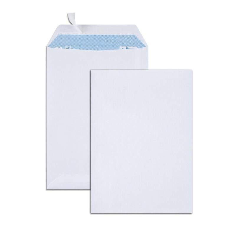GPV Boîte de 500 pochettes Everyday blanches 176x250/B5, 90 g/m², adhésives avec bande - 3250650008315_0