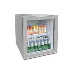 Iarp Vitrine de comptoir COUNTER 50 GLASS SILVER, 435 x 500 x 494 mm, statique, gris, présentation de boissons et produits frais - 8027803003979_0