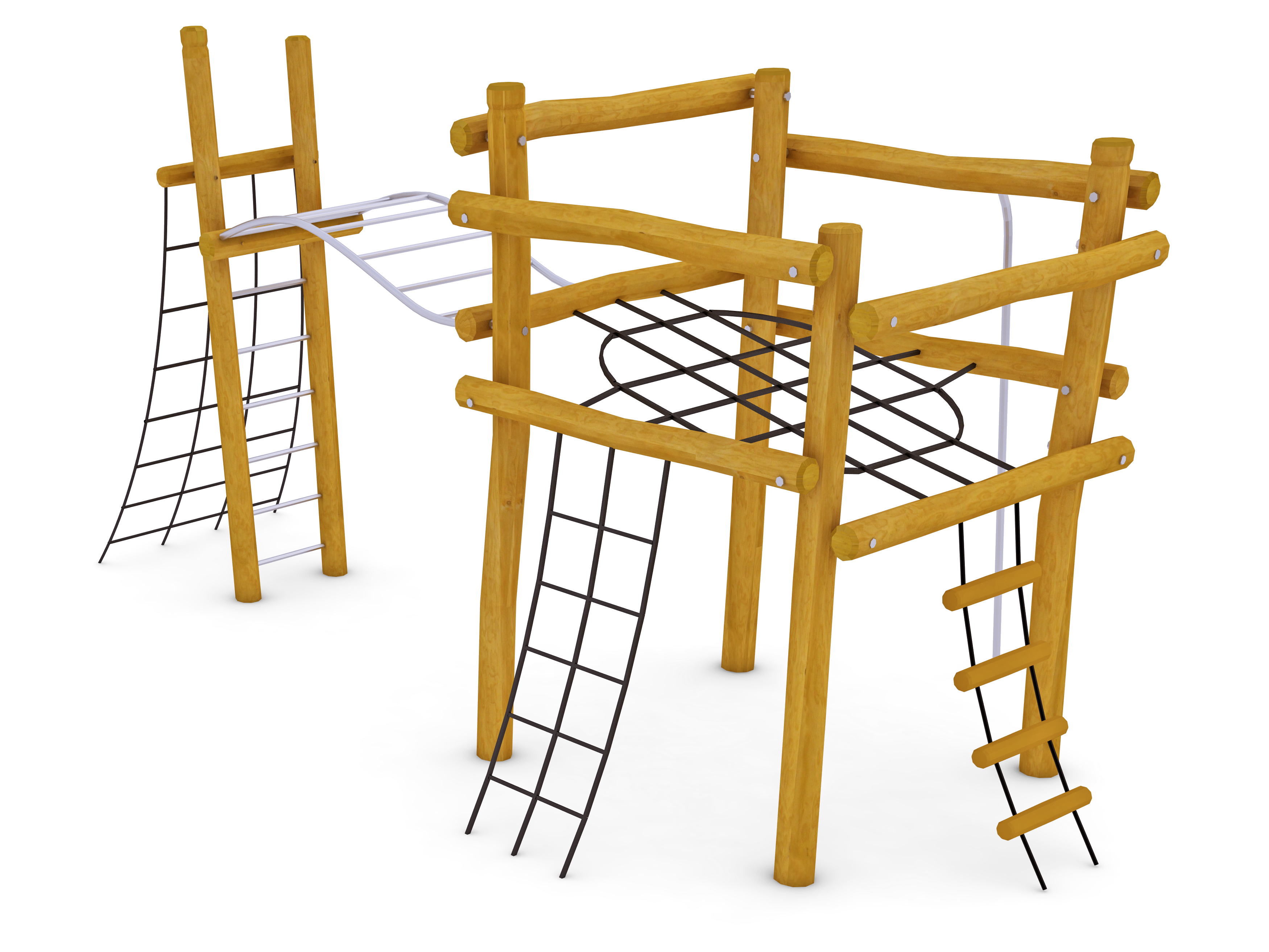 Jeu à grimper en robinier Elor 8038411 - Hags - Pour enfants de 5 à 12 ans - Dimensions et spécifications détaillées_0
