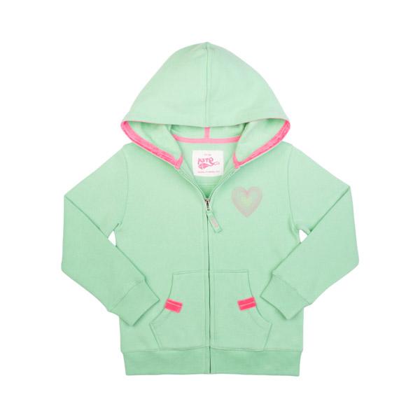 KITE KIDS SWEAT ZIPP&EACUTE FILLE COEUR 2-7 ANS SWEAT &AMP PULL