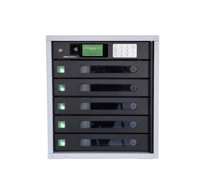 Lockncharge FUYL Tower MK2 - Armoire connectée 5 casiers/10 périphériques - Chargement sécurisé et gestion à distance_0